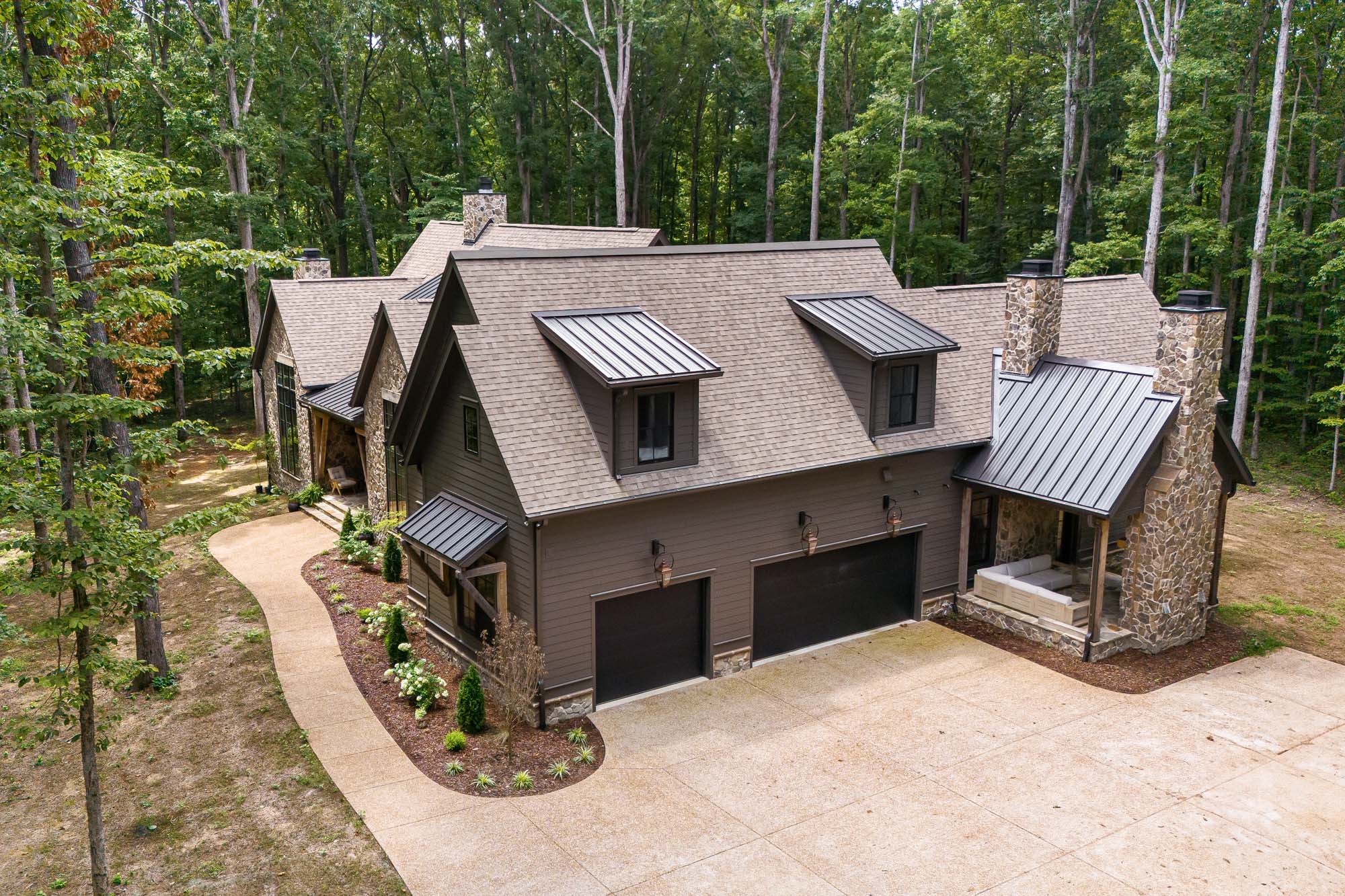 Blackberry Ridge home exterior with garage and driveway
