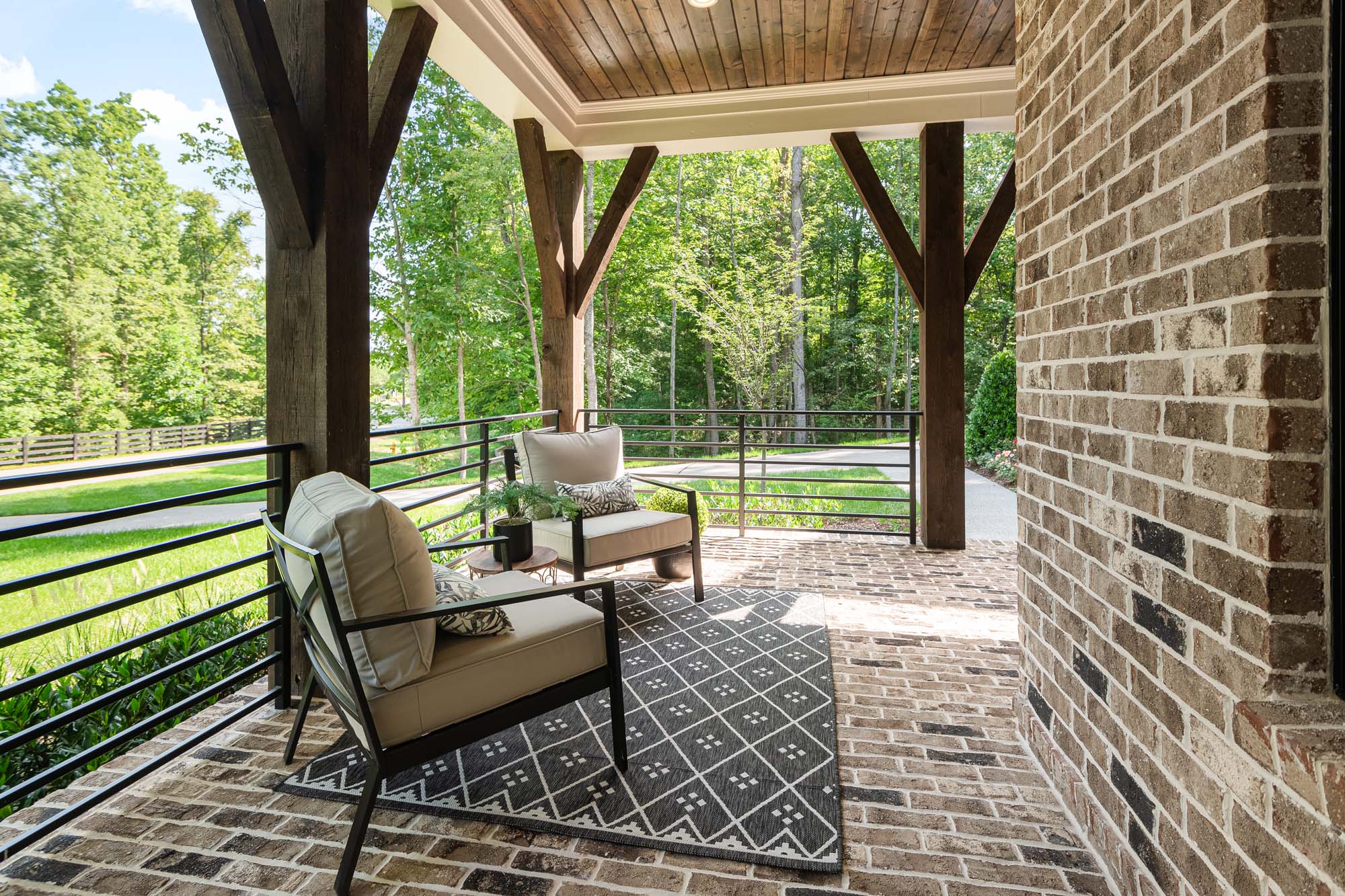 Blackberry Ridge porch area with two chairs
