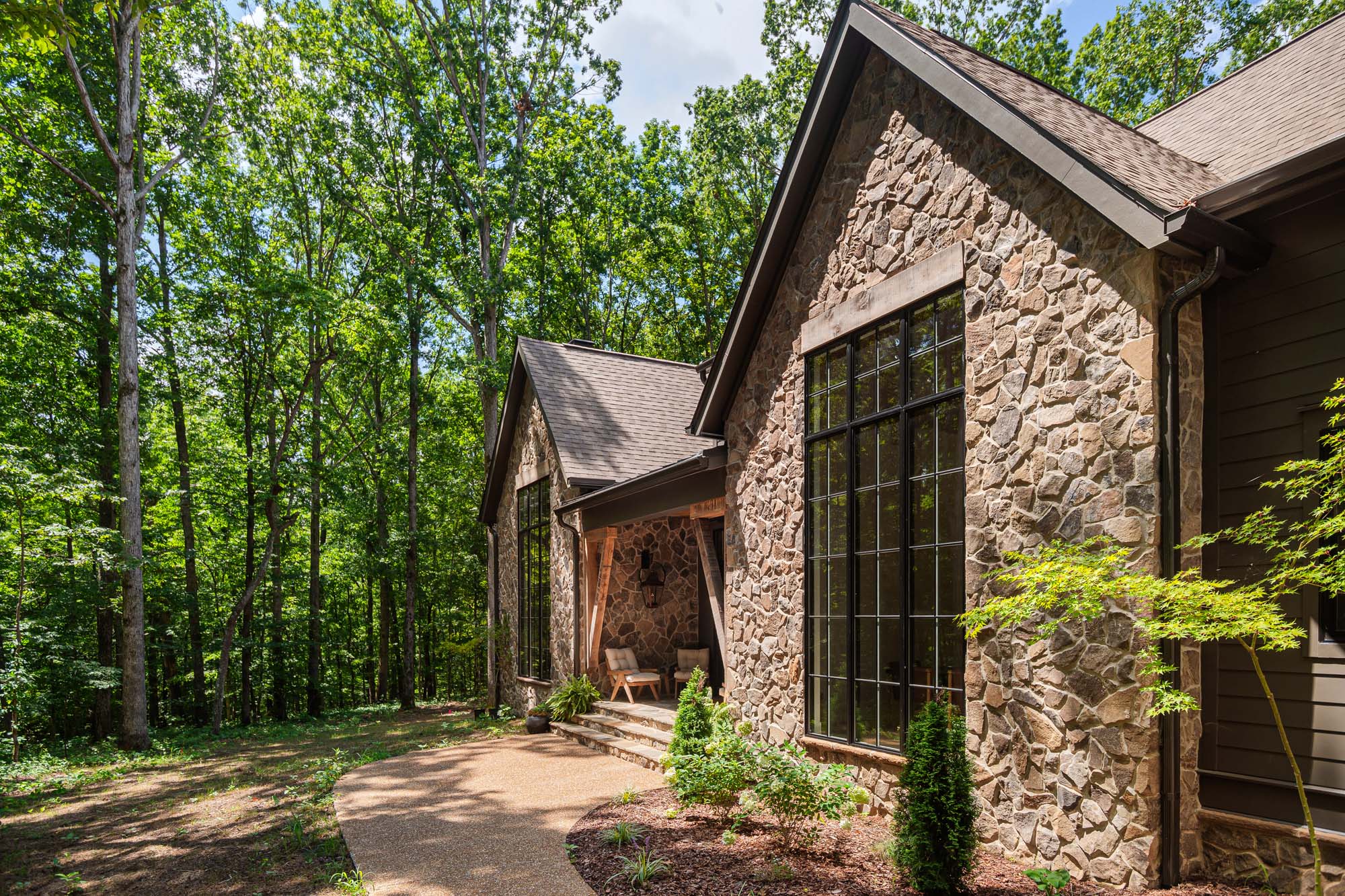 Blackberry Ridge stone house exterior